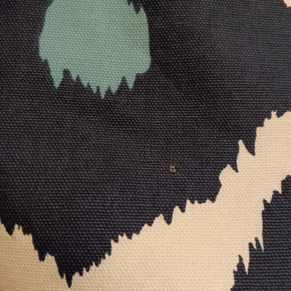 Pottery Barn Pillows Abstract  Ikat Diamond Blue /White/Turquoise *PAIR*